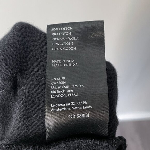 Free People Bay To Breakers Pants Size S Black Barrel Harem Baggy Cargo - Picture 15 of 16